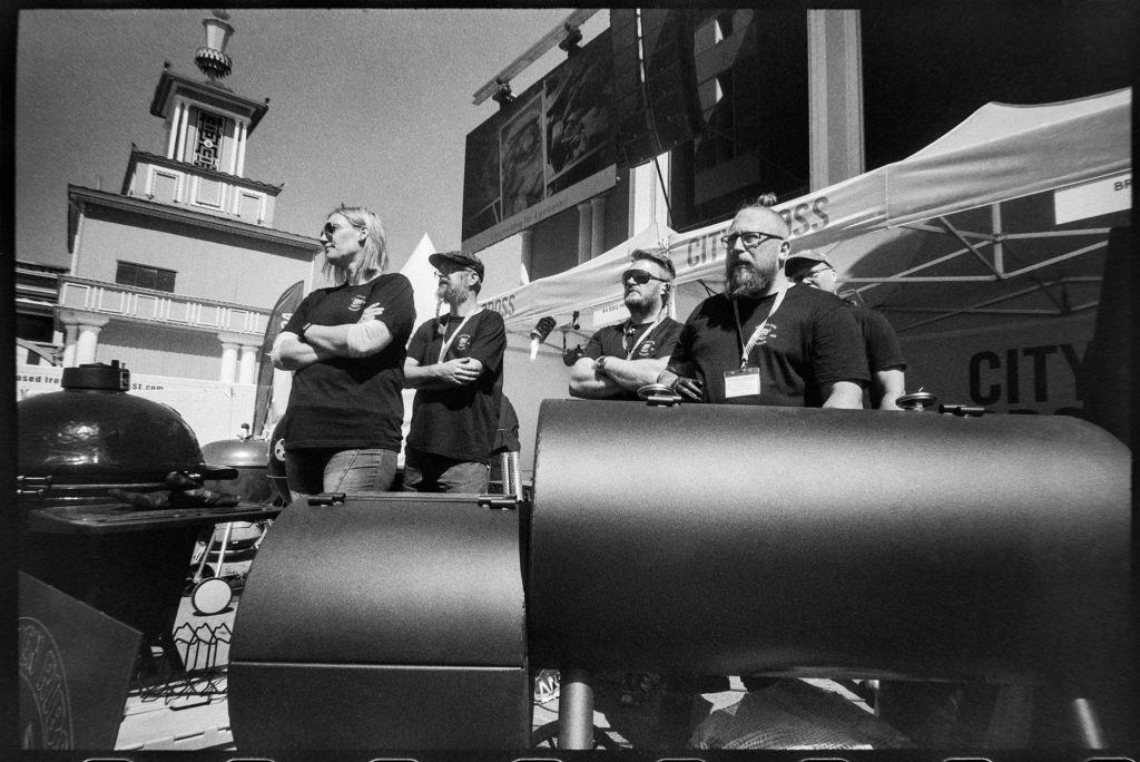 BBQ team at competition