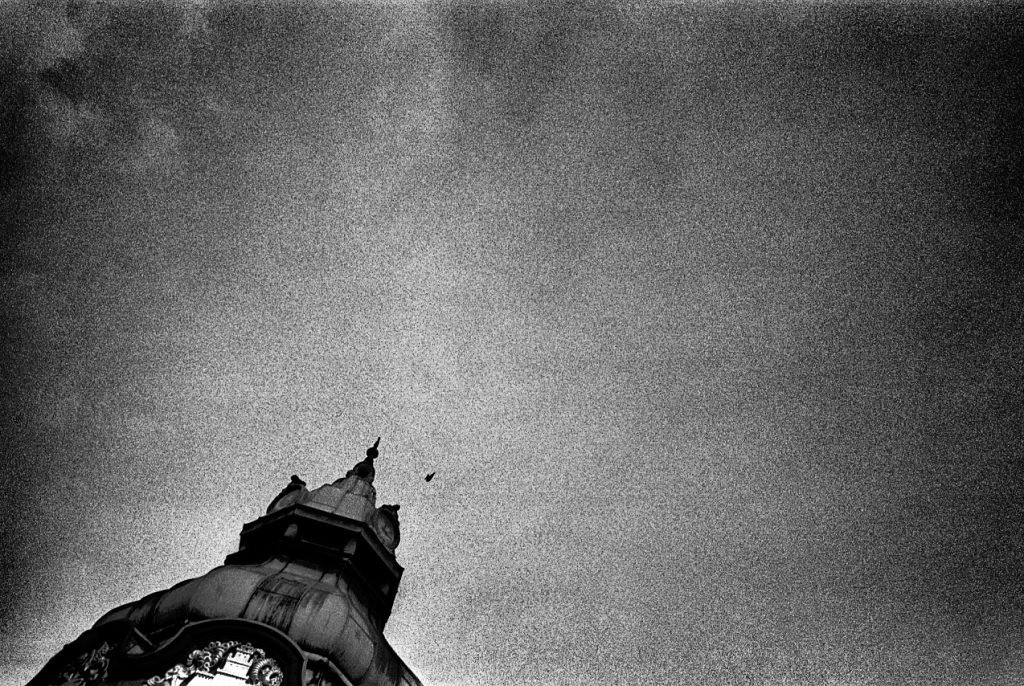 Black and white image Copenhagen, Denmark
