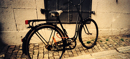 Bikes In the Old City of Stockholm