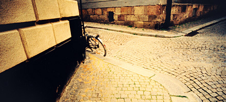 Bikes In the Old City of Stockholm